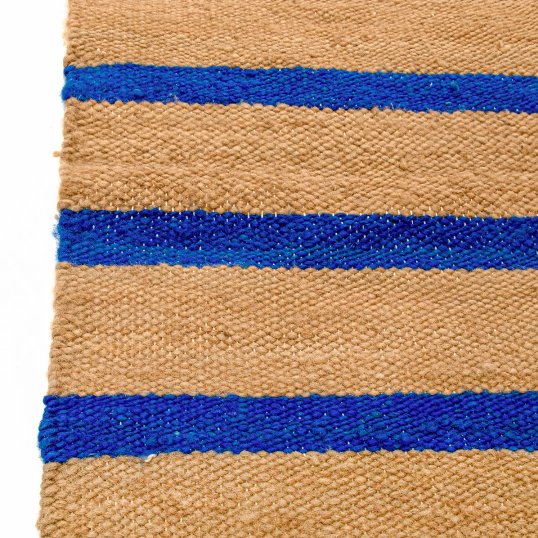 VERANO AZUL wool rug (high density)