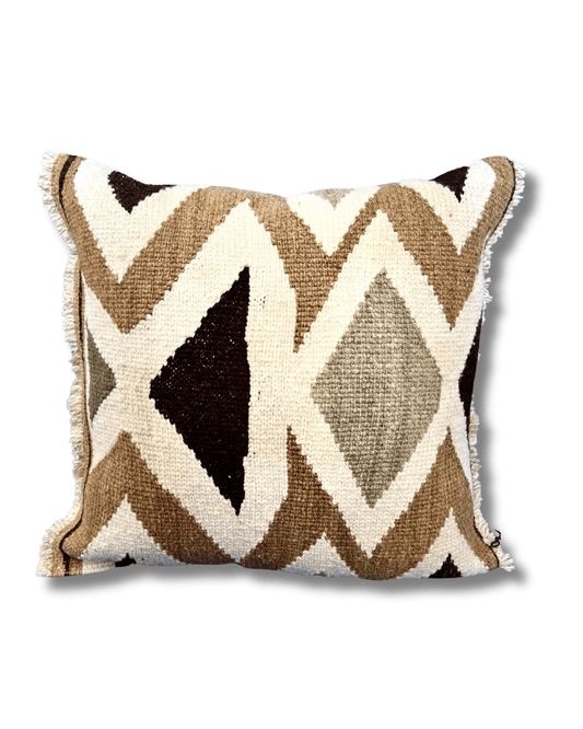 Handwoven Wool Cushion from the Qomle'ec (unique)