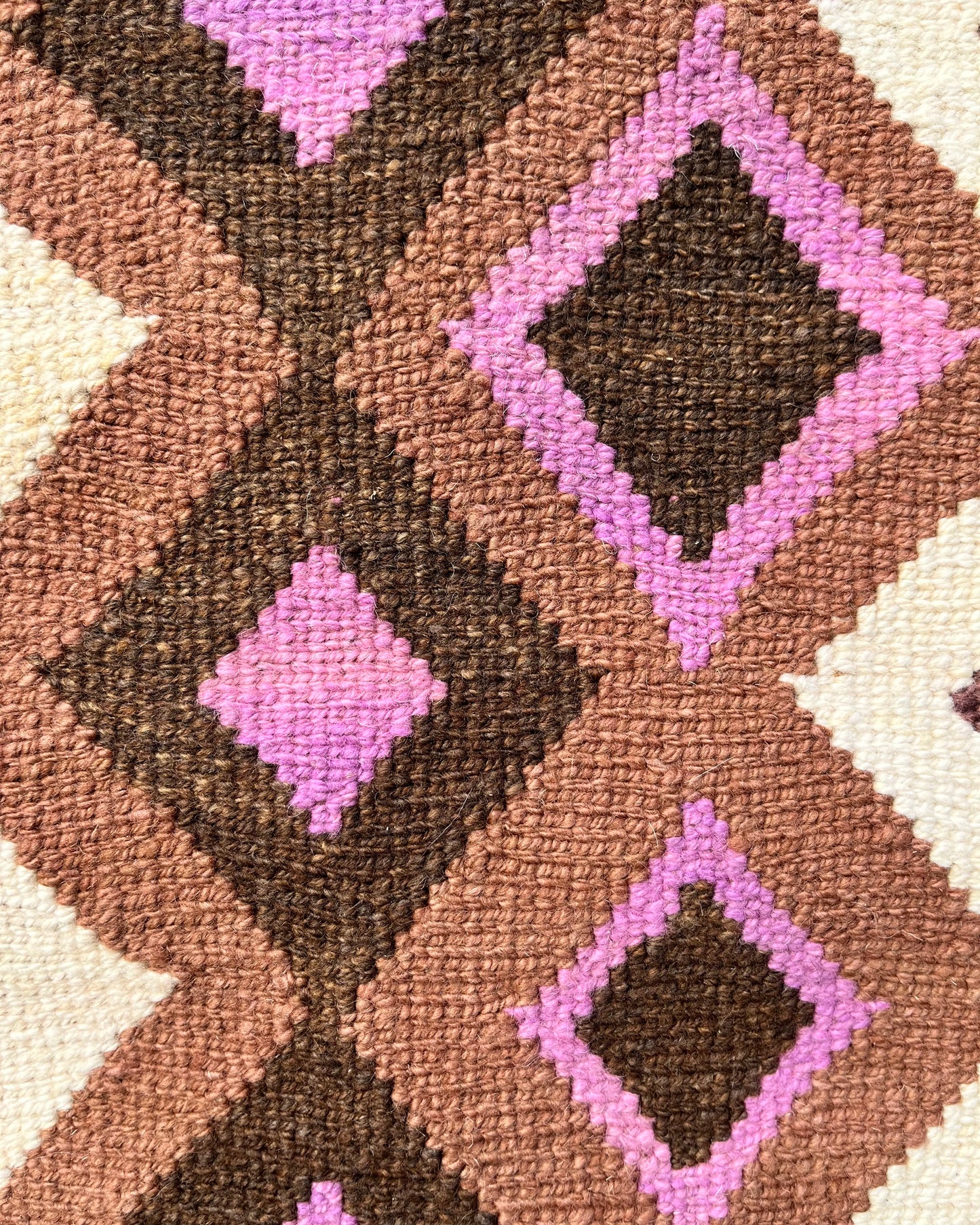 CAMINOS wool rug made from 100% virgin wool, dyed with plants, sustainable and fair, 120x60 cm