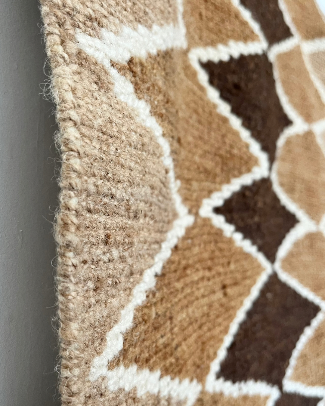COMUNIDAD (unique) 120x60 – handwoven wool rug