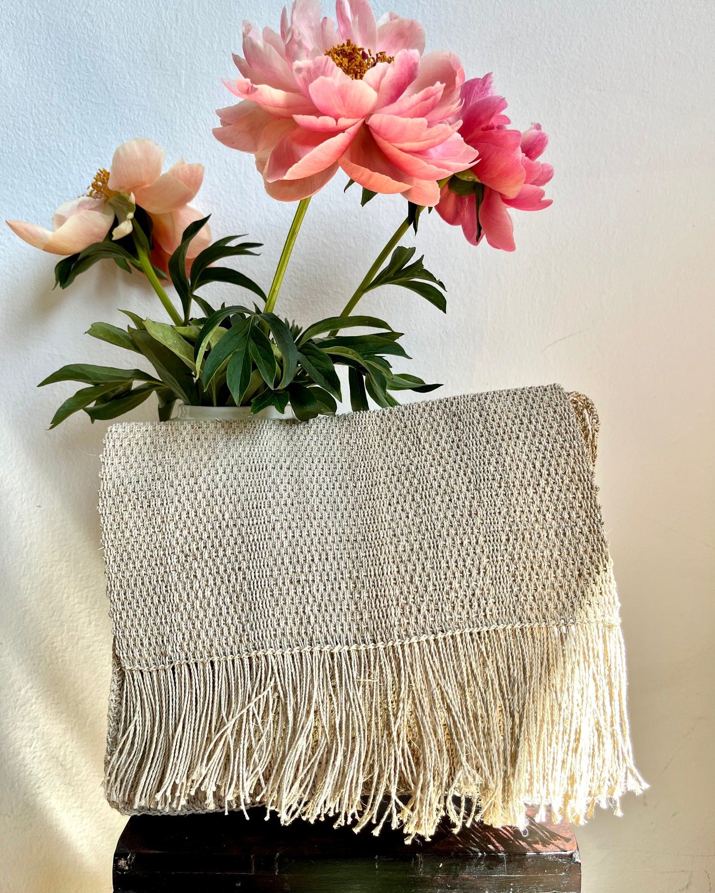 Handmade Chaguar Clutch "Boho-Elegance" with Fringes
