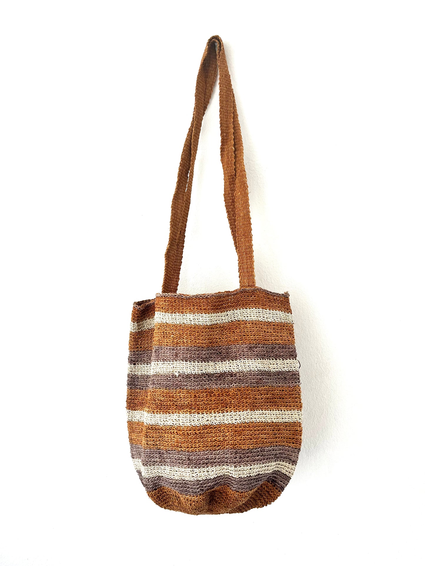 Handmade Chaguar Bucket Bag - Striped