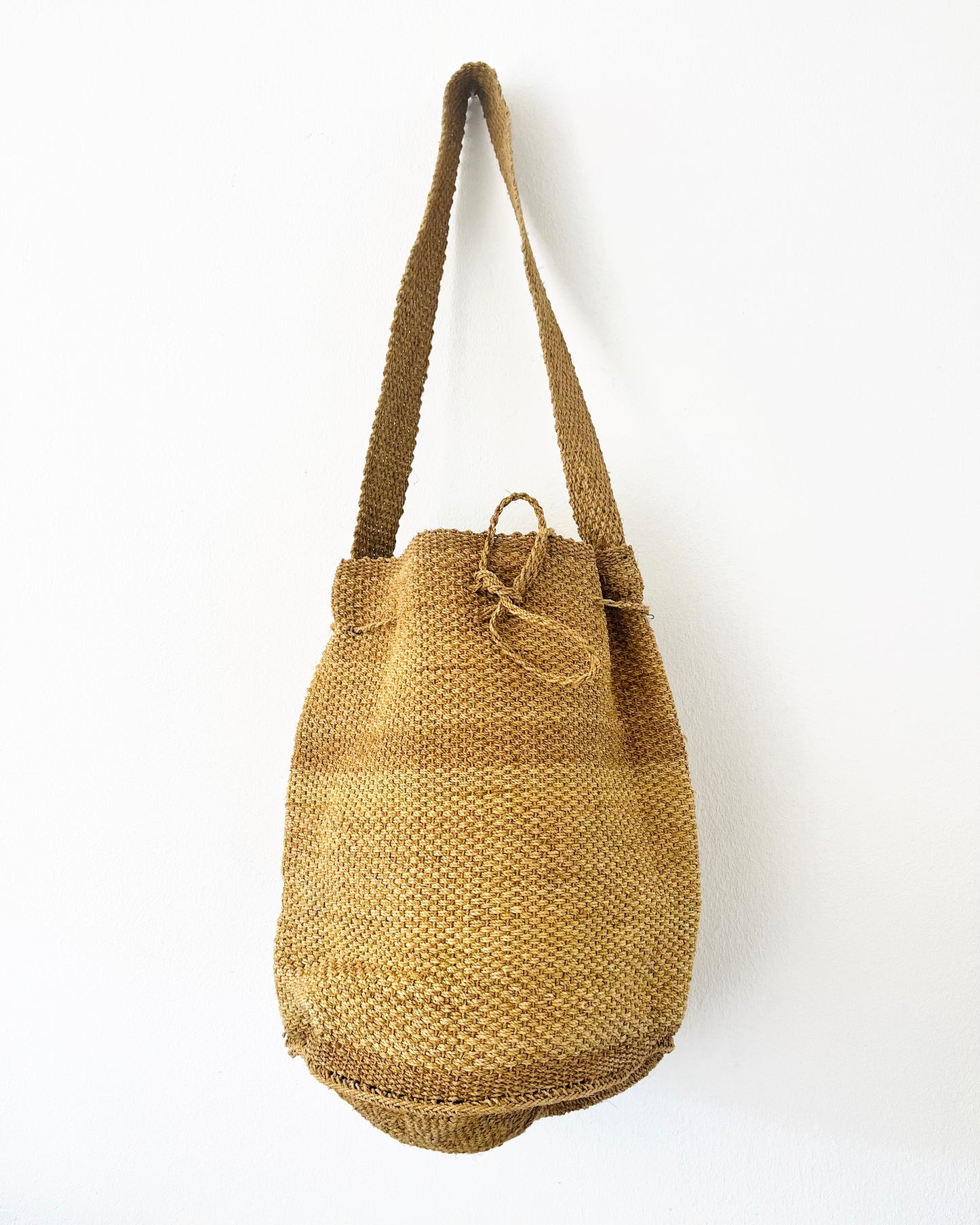 Handcrafted Chaguar Bucket Bag - Mustard Yellow