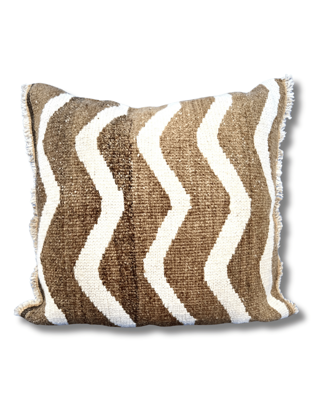 Handwoven Wool Cushion from the Qomle'ec (unique)