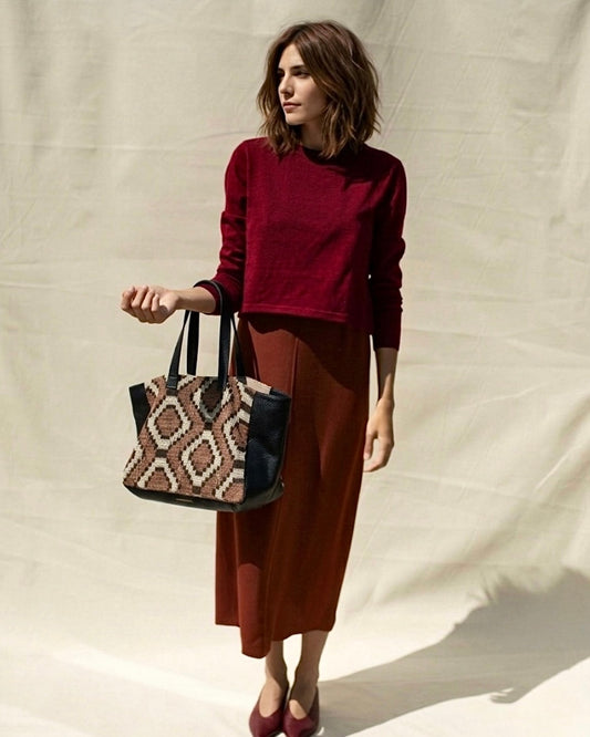 Ledertasche mit Chaguar No. 1