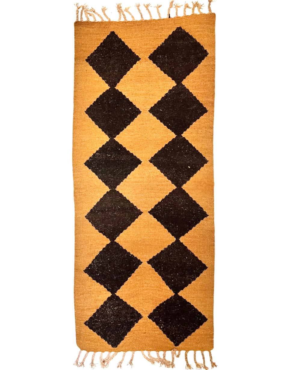 ROMBO (unique) 150x60 – handwoven wool rug