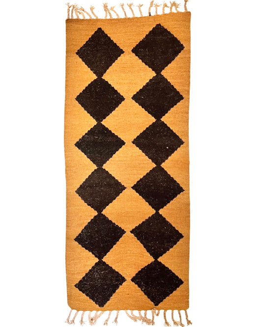 ROMBO (unique) 150x60 – handwoven wool rug