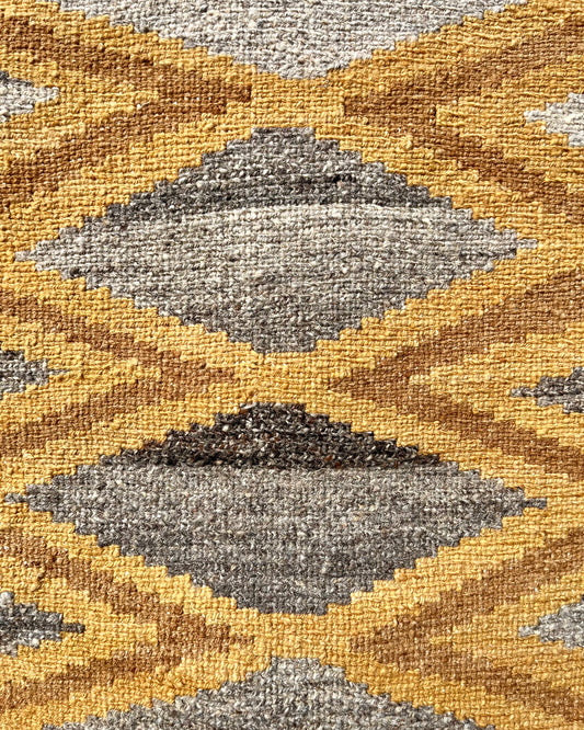 SERPIENTE handwoven wool rug made from 100% virgin wool, dyed with plants, sustainable and fair, 150x60 cm, made from indigenous women artisans in Argentina