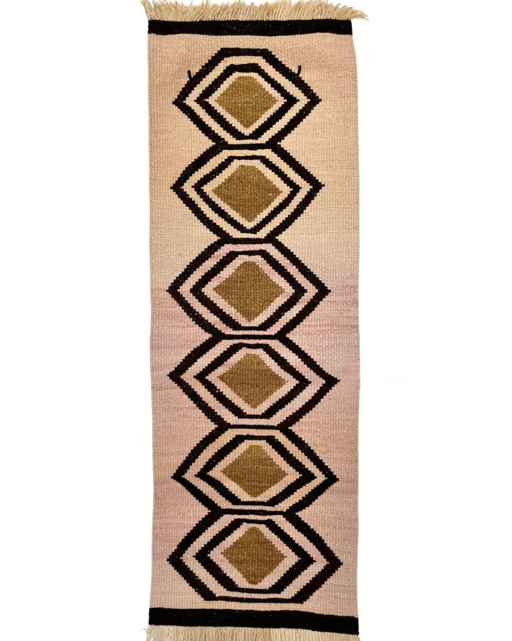 TIERRA ROSADA (unique) 150x50 – handwoven wool rug