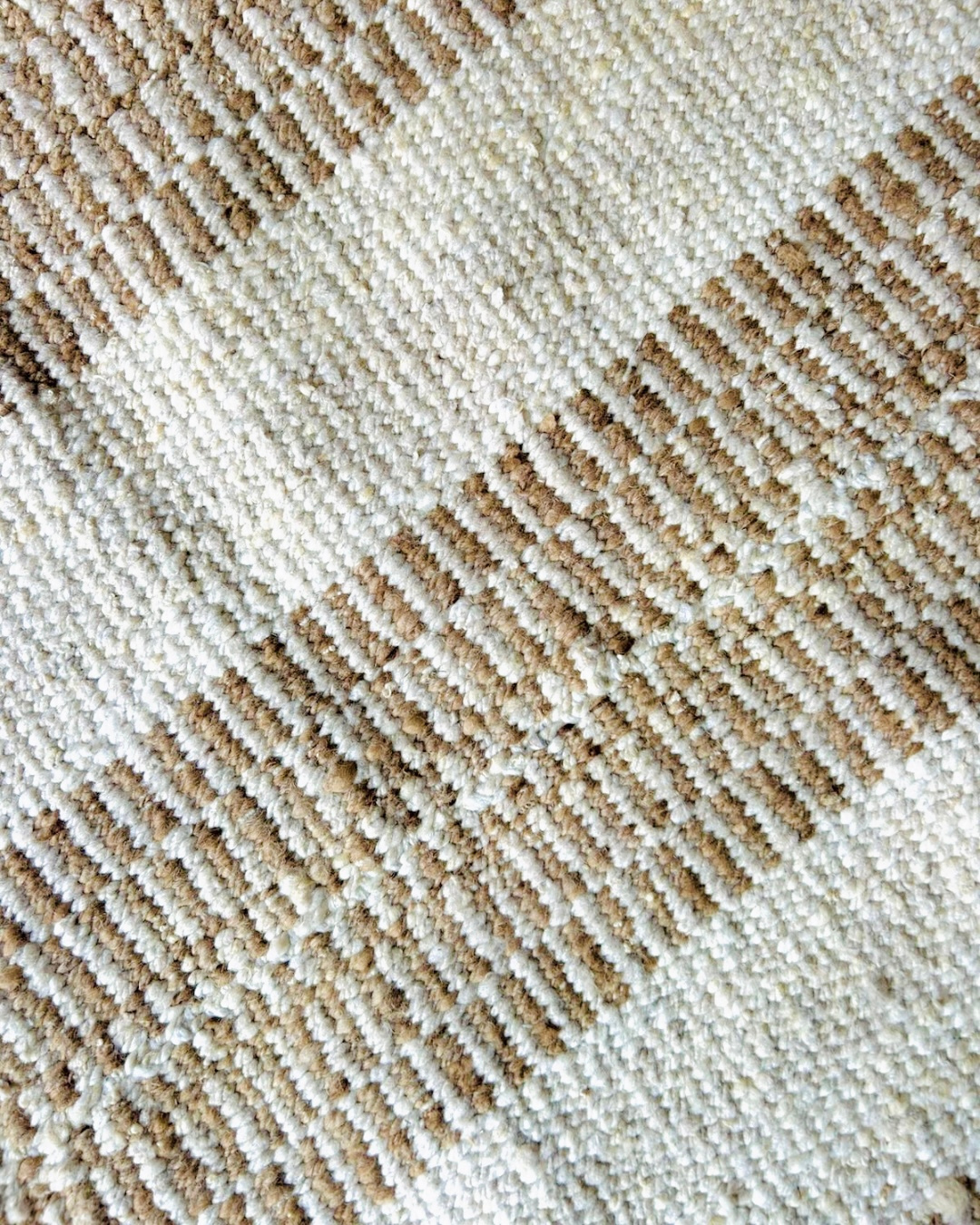 Detail von Wollteppich Bloques aus der Kollektion SANTIAGUEÑA