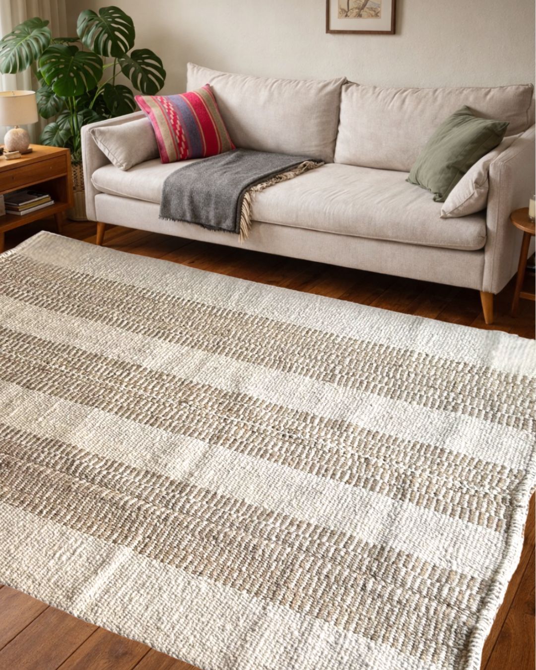 Wollteppich Bloques aus der Kollektion SANTIAGUEÑA Styling