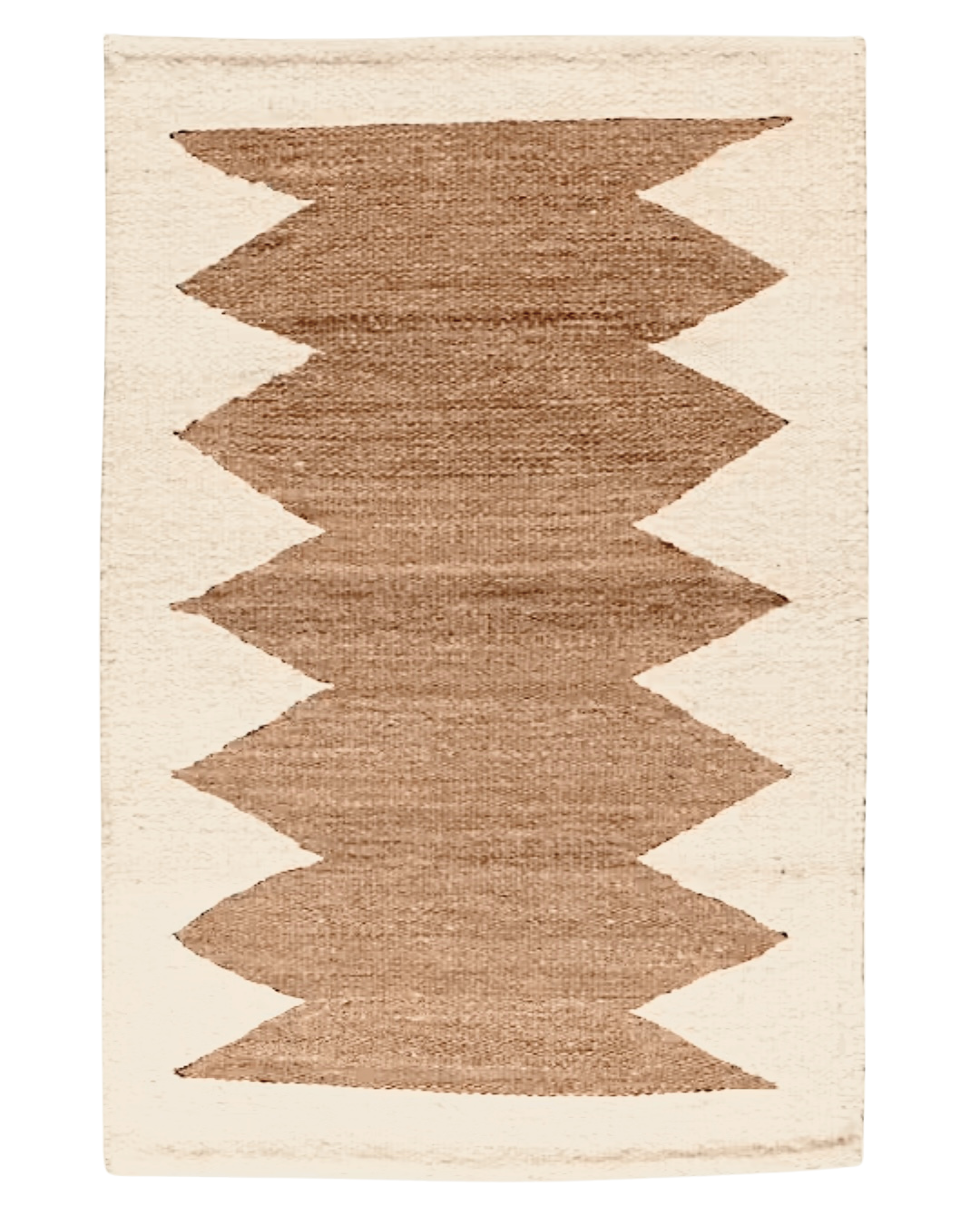 Handgewebter nachhaltiger Wollteppich TRIANGULOS aus Argentinien