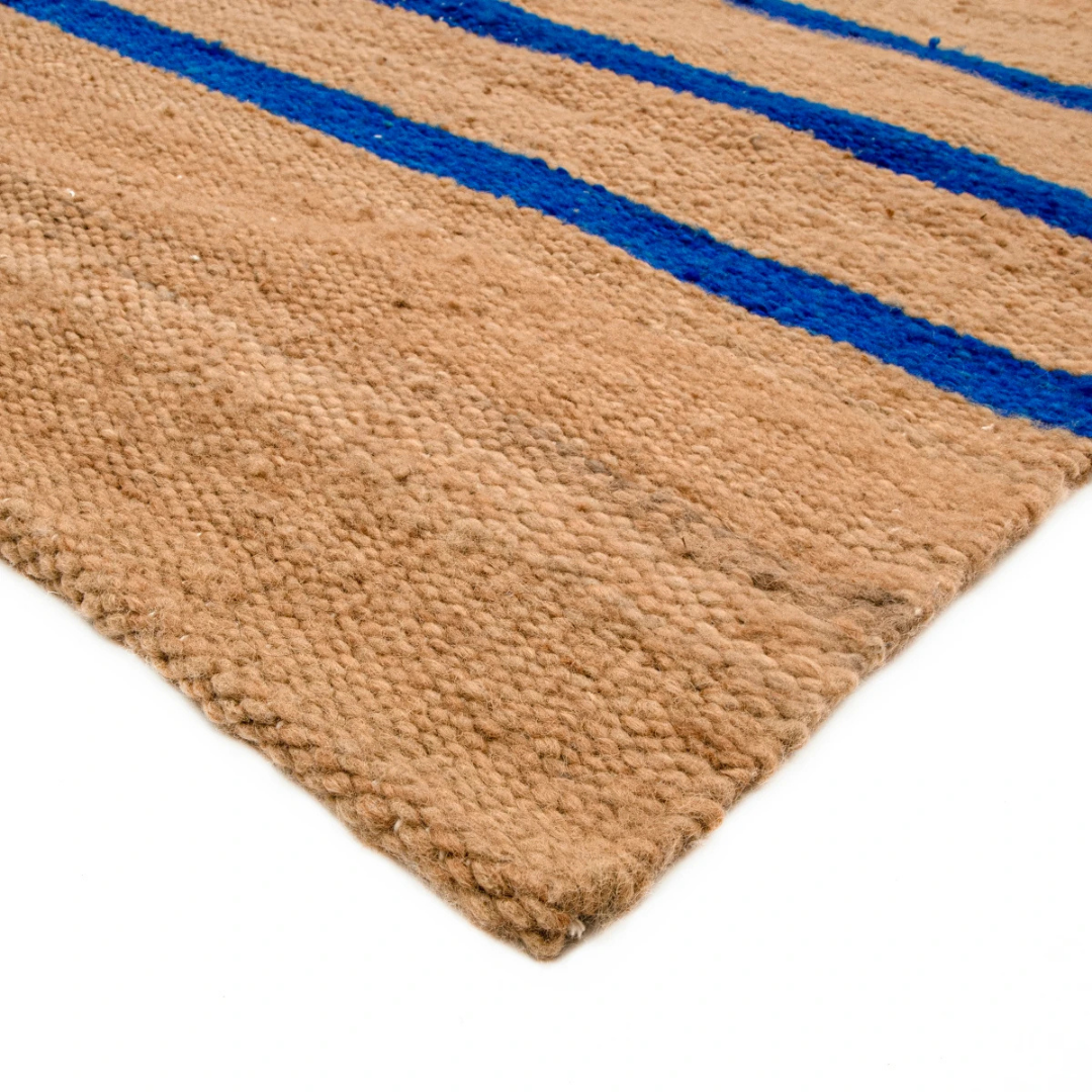 VERANO AZUL wool rug (high density)