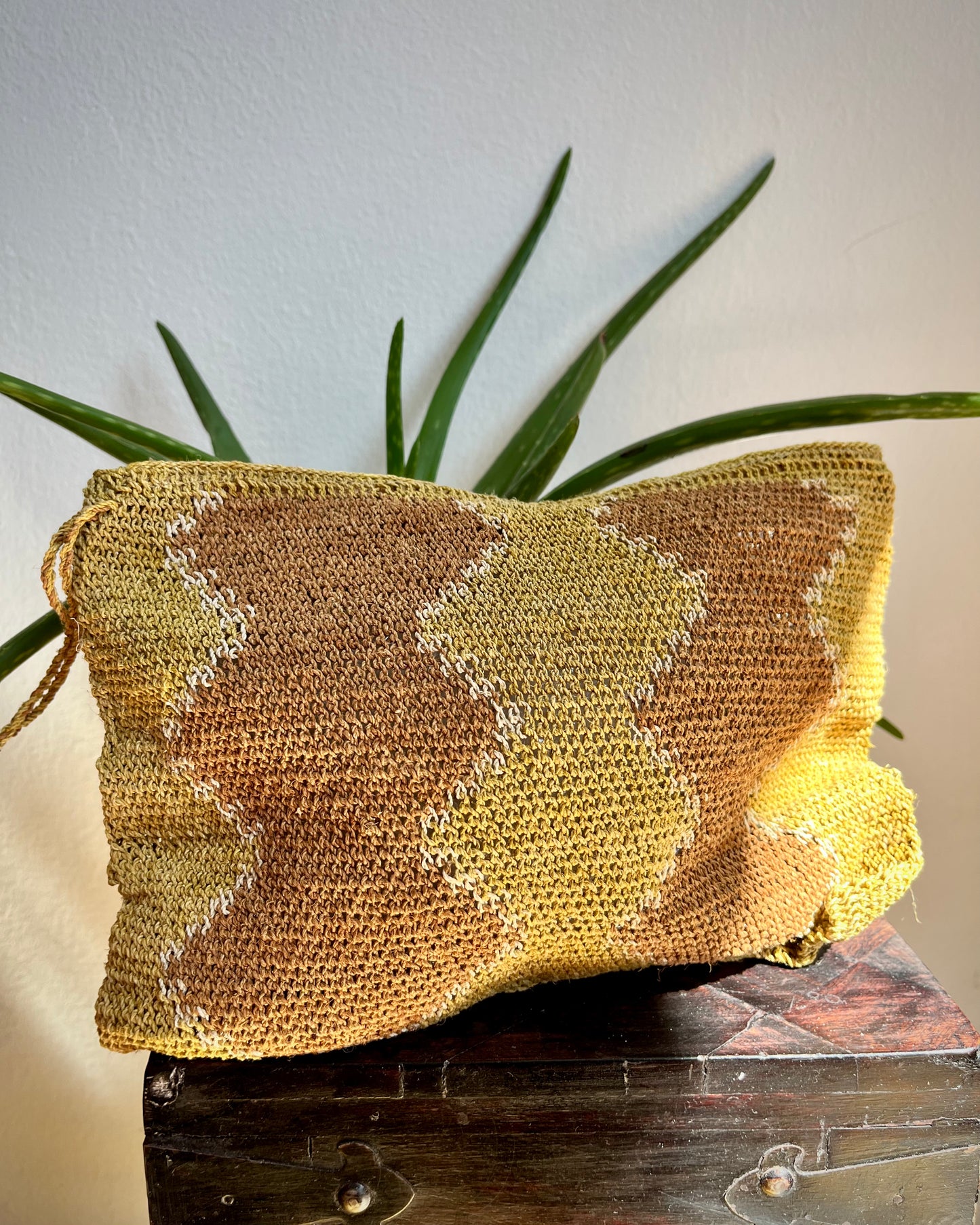 Handmade Chaguar Clutch & Cosmetic Bag - Large