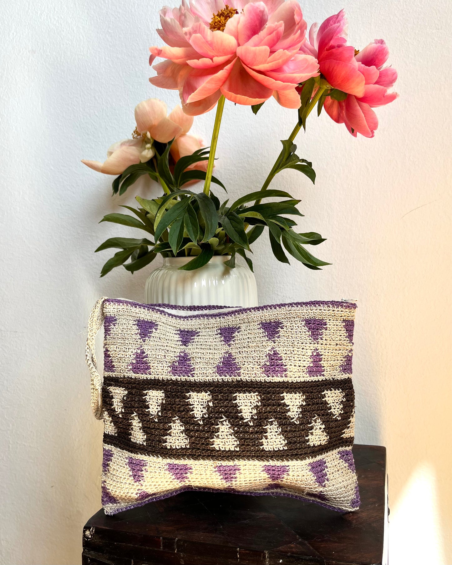 Handmade Chaguar Clutch & Cosmetic Bag - Large