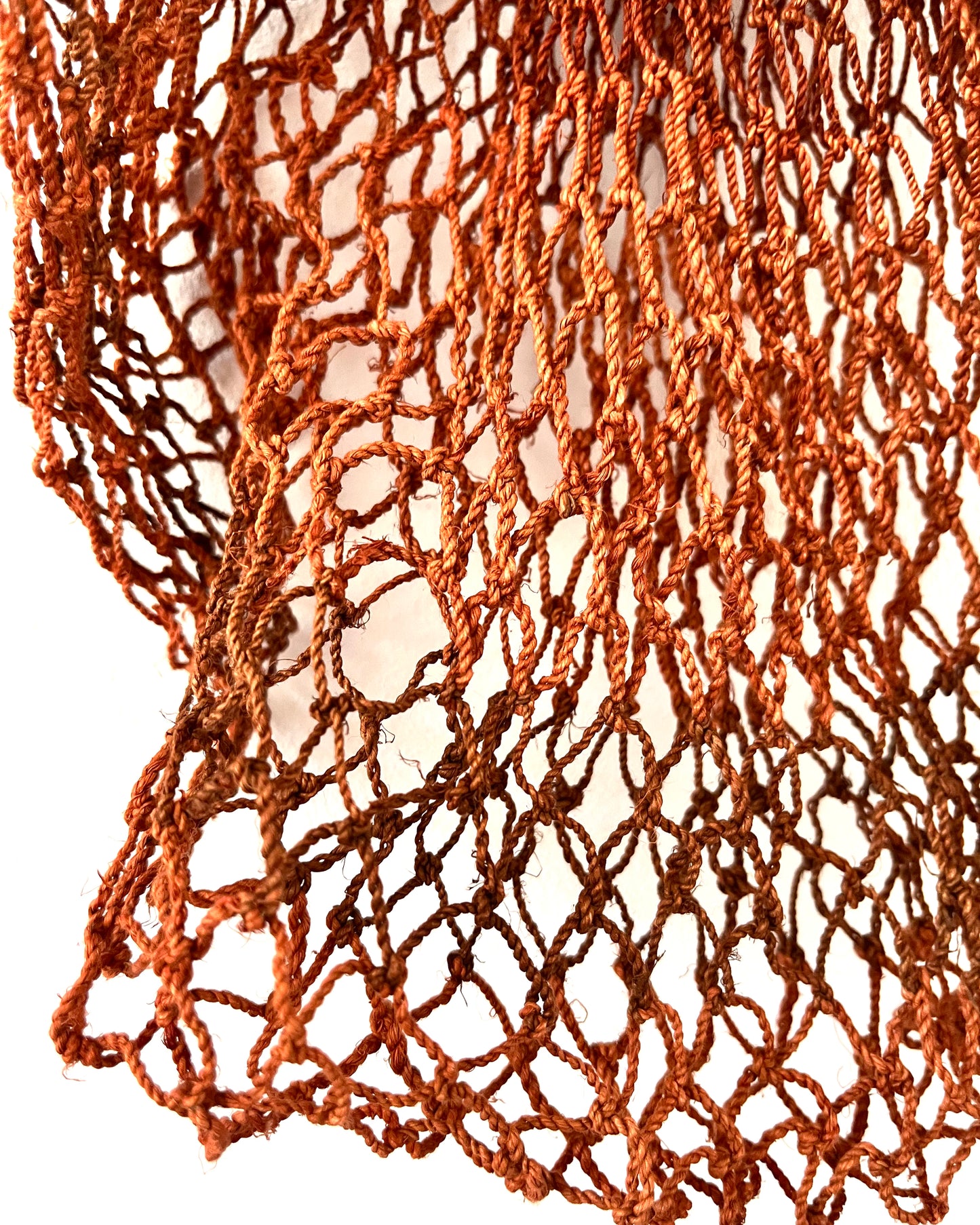 Handcrafted Chaguar Net Bag (Shoulder Bag) – terracotta